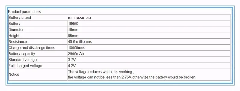 Аккумулятор samsung 18650 3,7 V 2600mAh 18650 литий-ионный перезаряжаемый аккумулятор для ICR18650-26F ICR18650 26F 2600 mAH