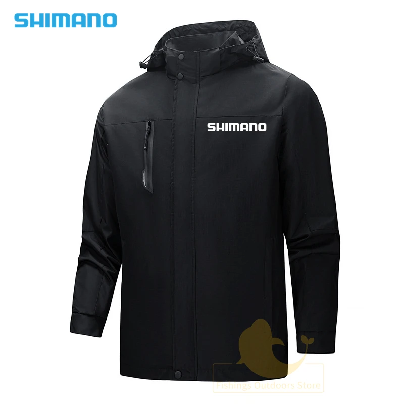 

Shimano New Autumn Winter Outdoor Fishing Clothing Windproof Waterproof Trend Fishing Jackets Men's Sport Hooded Jacket