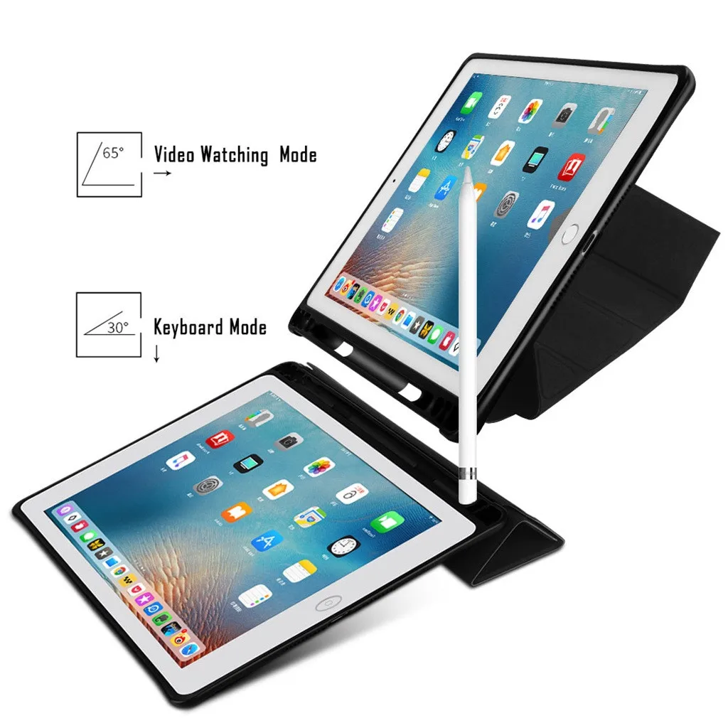 Для iPad Mini 5 2019 4/3/2/1 чехол с карандаш держатель для Тонкий Стенд Авто Режим