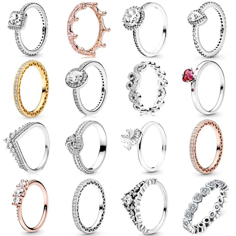 Горячая Распродажа кольца Octbyna на палец в форме короны для женщин и девочек