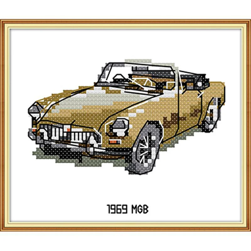 Наборы для вышивки крестиком 11CT14CT роскошные автомобили и антикварный автомобиль