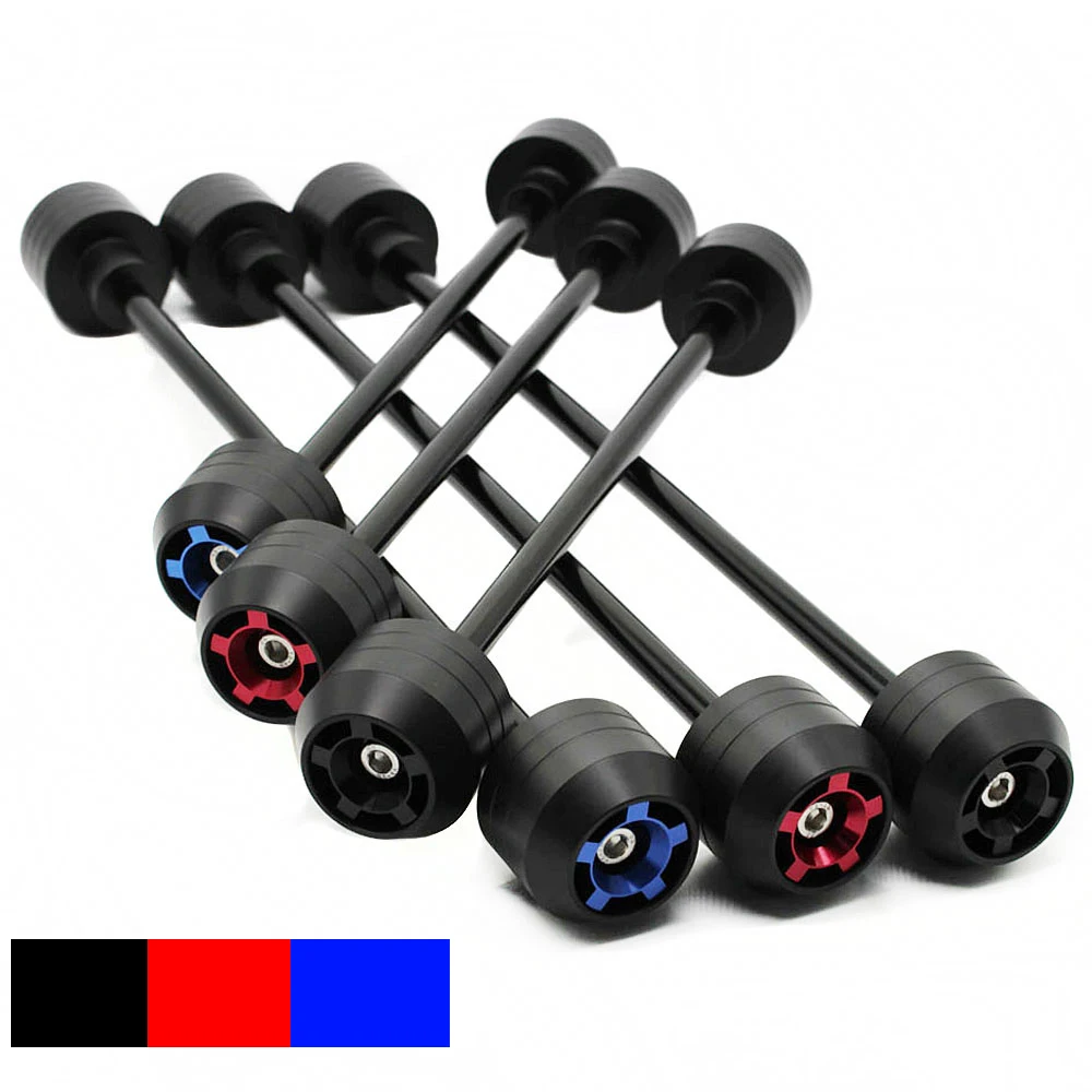 

For SUZUKI GSXR GSX-R 1000 2013 2014 2015 Front Rear Wheel Slider Fork Axle Crash Protector Swing Arm Pad Guard POM New