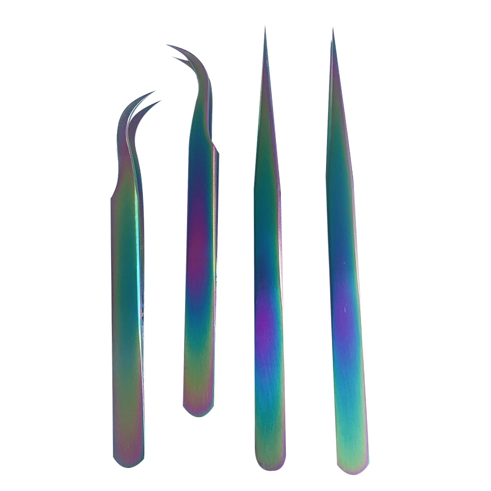 Пинцет для объема 100% оригинальный ультраточный из нержавеющей стали наращивания