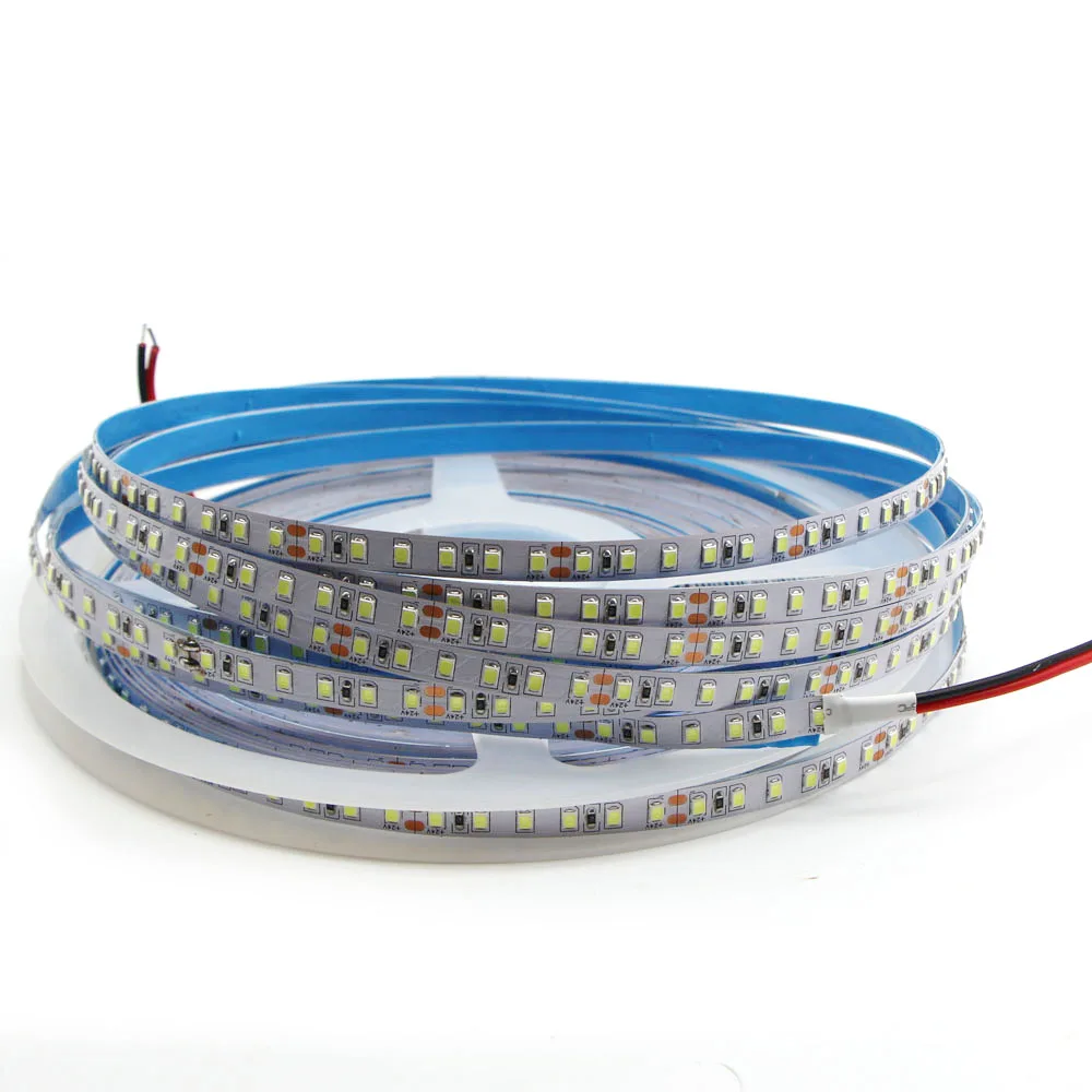 SMD 2835 Светодиодные ленты светильник 12V 24V 5 м 10 20 светодиодов Водонепроницаемый