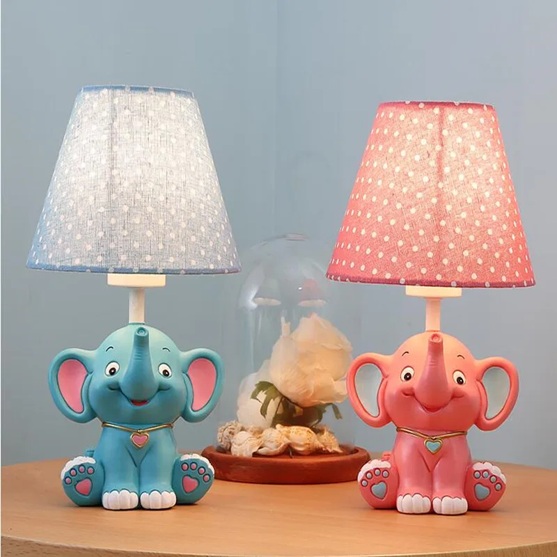 

Cartoon Creative Children's Eye Protection Unicorn Boy Girl Student Bedroom Bedside Decoration Small Size Table Lamps