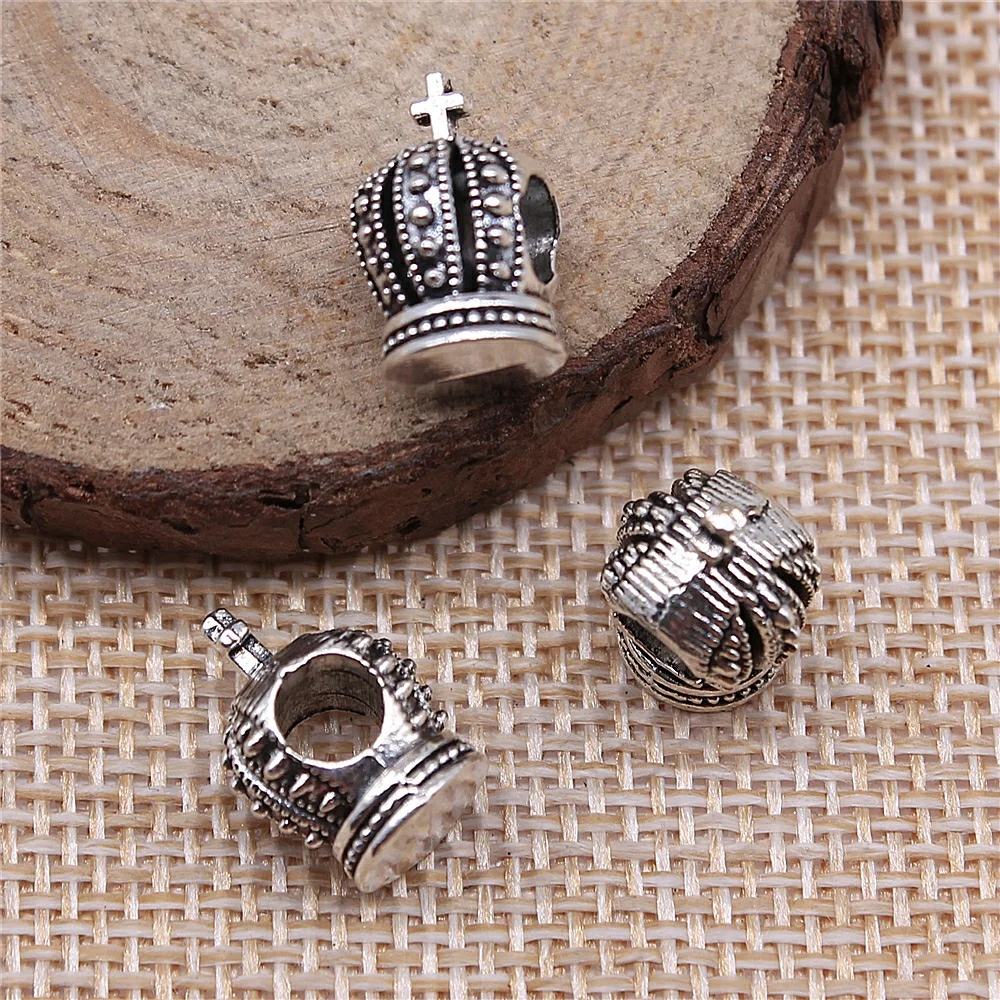 Подвески для сережек, серебряные, с крупными бусинами, 14x9x8 мм, 27 шт.