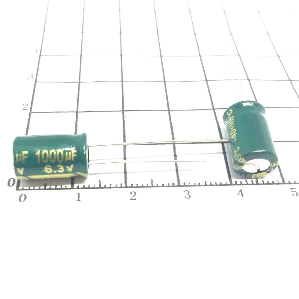 Высокое качество 500 шт./лот 1000 мкФ 6,3 V Объем 8*12 почта Dip электролитические конденсаторы 1000 мкФ 6,3 V IC