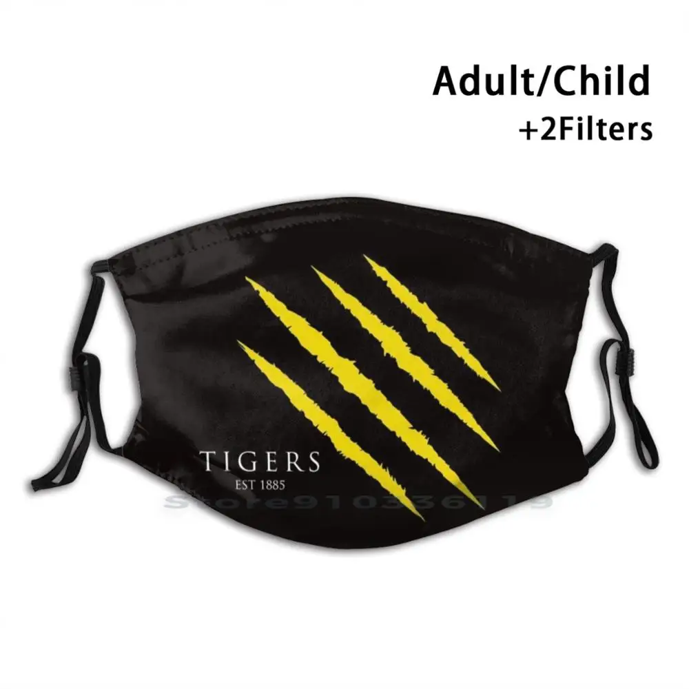 

Copy Of Richmond Print Reusable Pm2.5 Filter DIY Mouth Mask Kids Richmond Tigers Australia Alf Soccer First