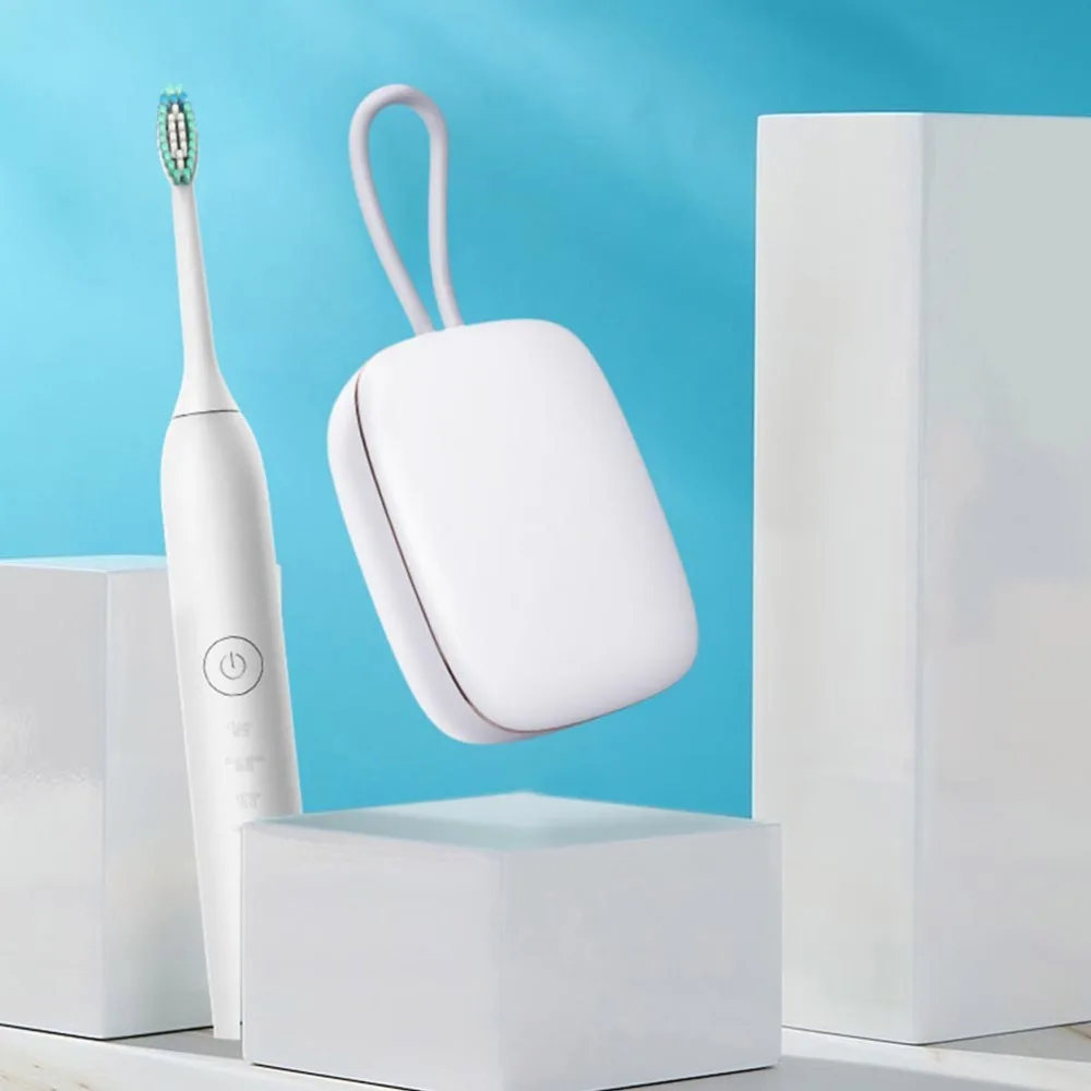 

1 Set Toothbrush Sanitizer Box UV Toothbrush Sterilizer Travel Toothbrush Holder