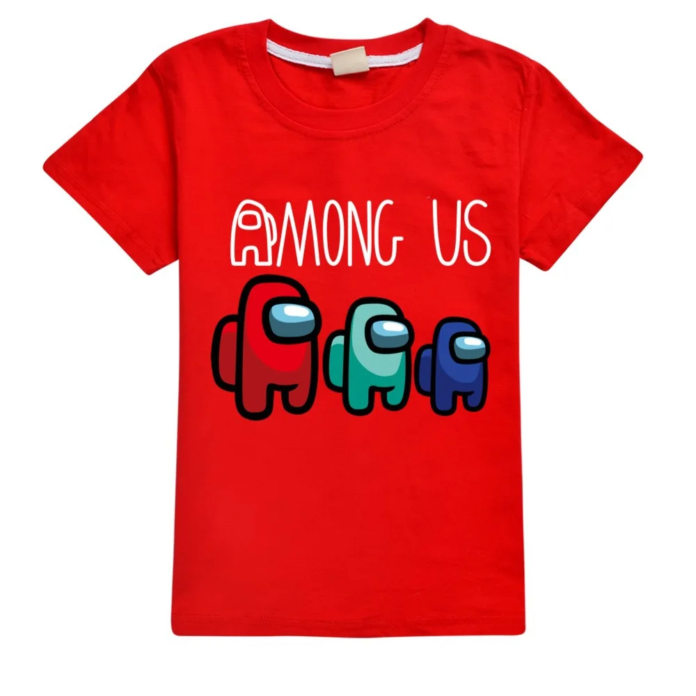 

Children T Shirts New Game Among Us Kids Short Sleeved Boys Casual Tops Tees Toddler Baby Clothing Girls Colorful Tshirts