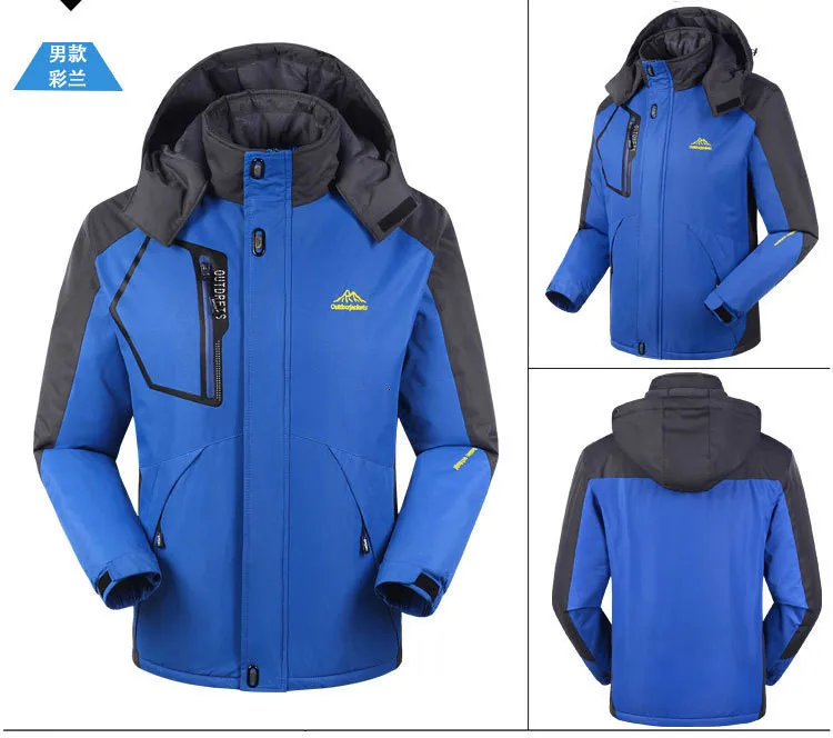 Fit-35 размера плюс L-6XL 7XL 8XL максимальная грудь 150 см теплое Стеганое пальто для мужчин зимняя куртка с капюшоном водонепроницаемая ветрозащитная