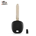 Dandkey транспондер пустой чип ключа оболочки для Тойота Rav4 Prado Corolla Camry Reiz Highlander Yaris Corolla Uncut без логотипа