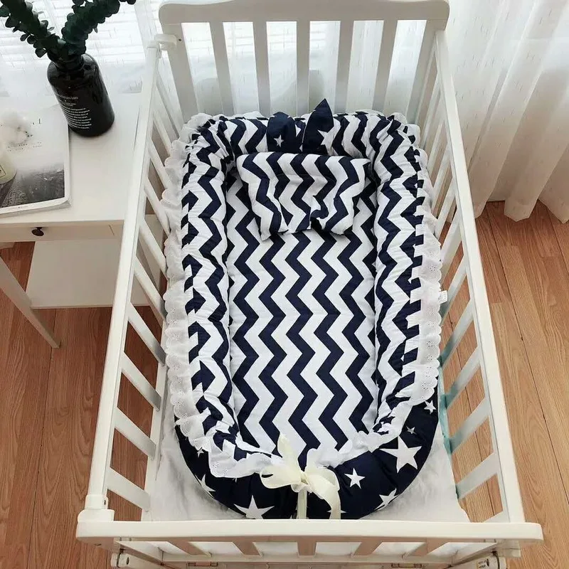 

Baby Nest Bed Portable Crib Folding Bassinet Children's Bed Carry Cot