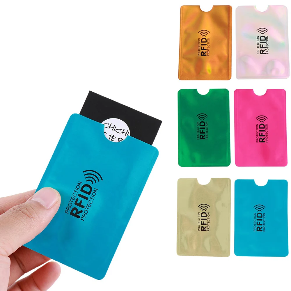 5 шт./упак. ID держатель для карт бумажник Блокировка считыватель Чехол Защита