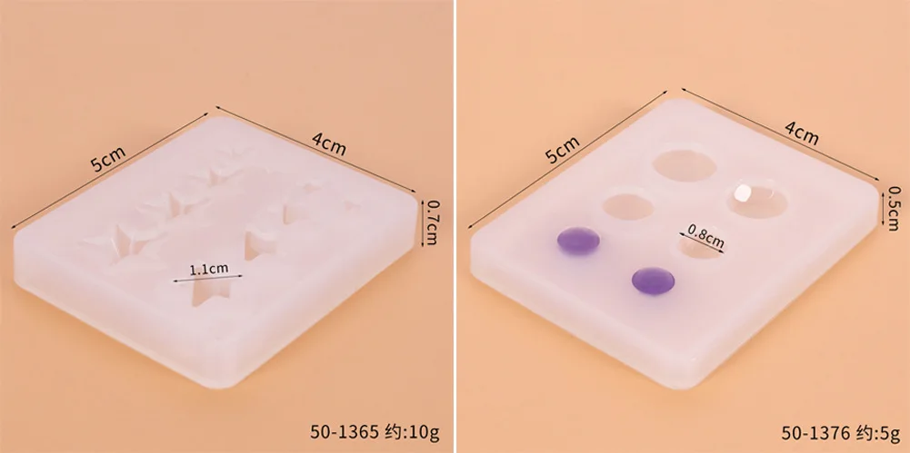 Прозрачная силиконовая форма для эпоксидной смолы размер сделай сам пять звезд