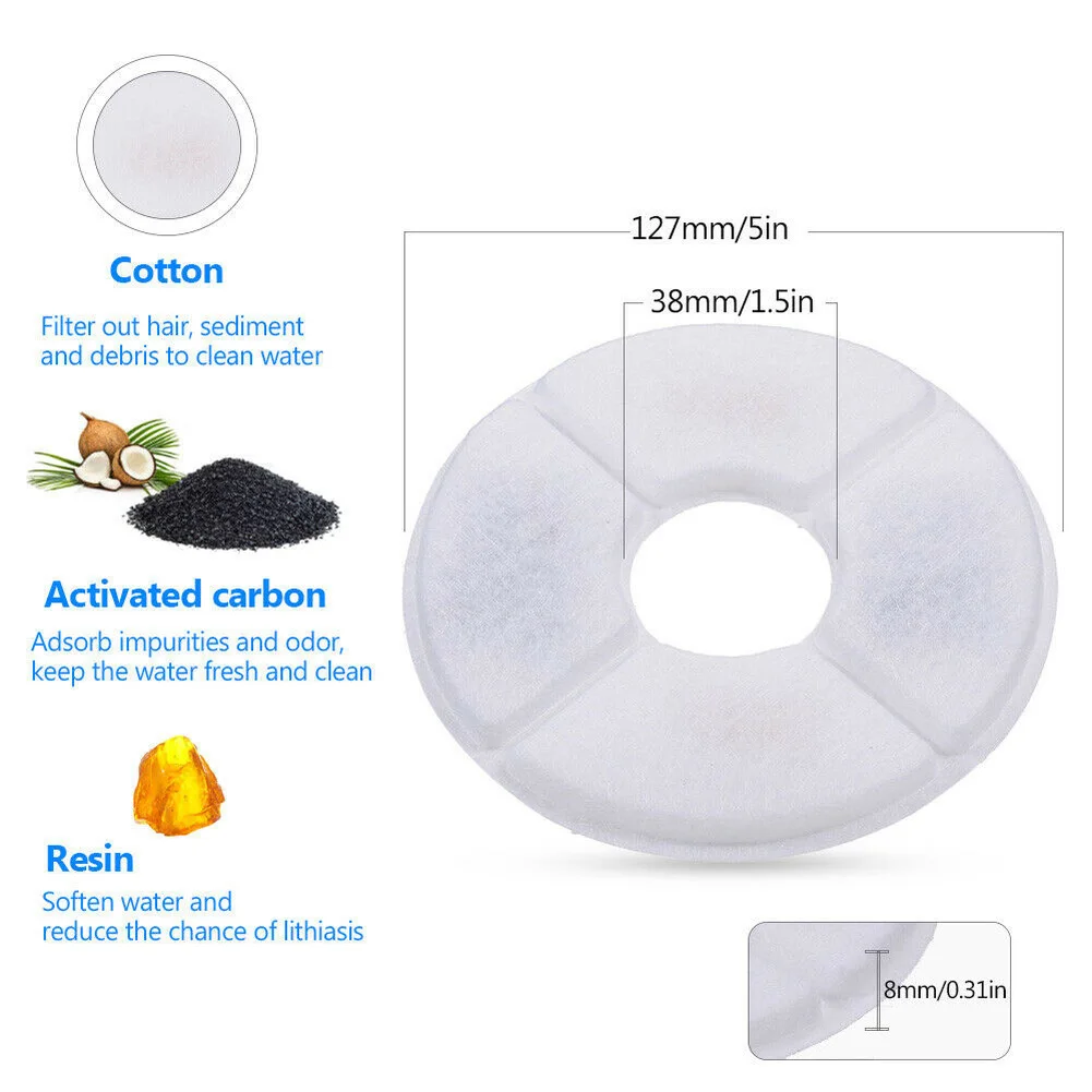 Сменный фильтр из активированного угля для кошек сменные фильтры питьевого