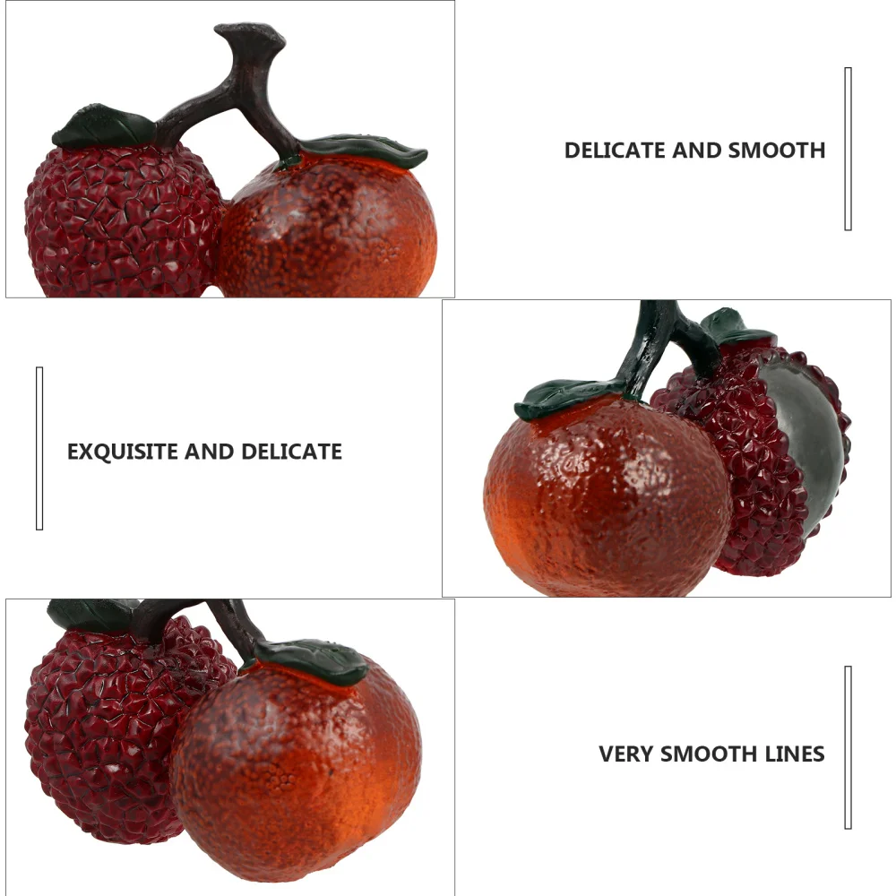 

1pc Tea Pet Color Changing Hot Water Litchi Ornament Desktop Fruit Decoration