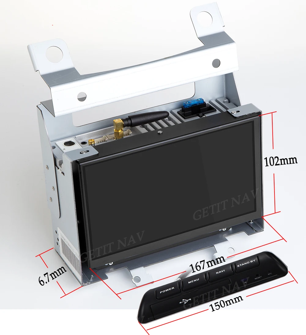 Автомобильный мультипроигрыватель DSP Chip Android 11 для Land Rover Freelander 2 GPS стерео аудио