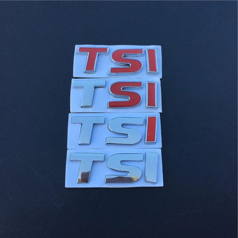1 шт. 3D металлическая универсальная буква TSI значок-эмблема для бокового
