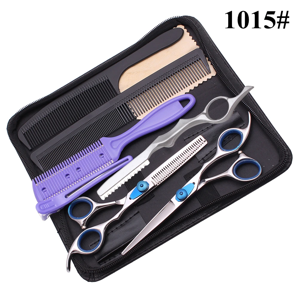 Набор для стрижки 6 0 &quotJP из нержавеющей стали филировочные ножницы с логотипом