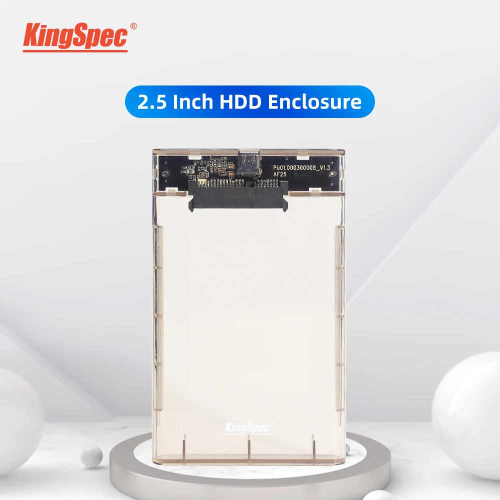 KingSpec HDD чехол 2 5 SATA к USB 3 0 адаптер жесткий диск Корпус для SSD коробка тип C 3.1 HD