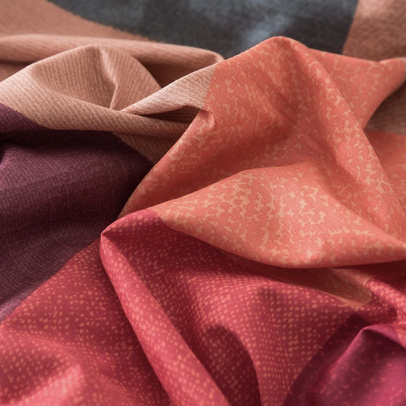 

Plaid Duvet Cover Set 100%Cotton Soft Bed Sheet Bedding set Comforter Cover with Zipper Geometric Checkered Pattern Easy Care