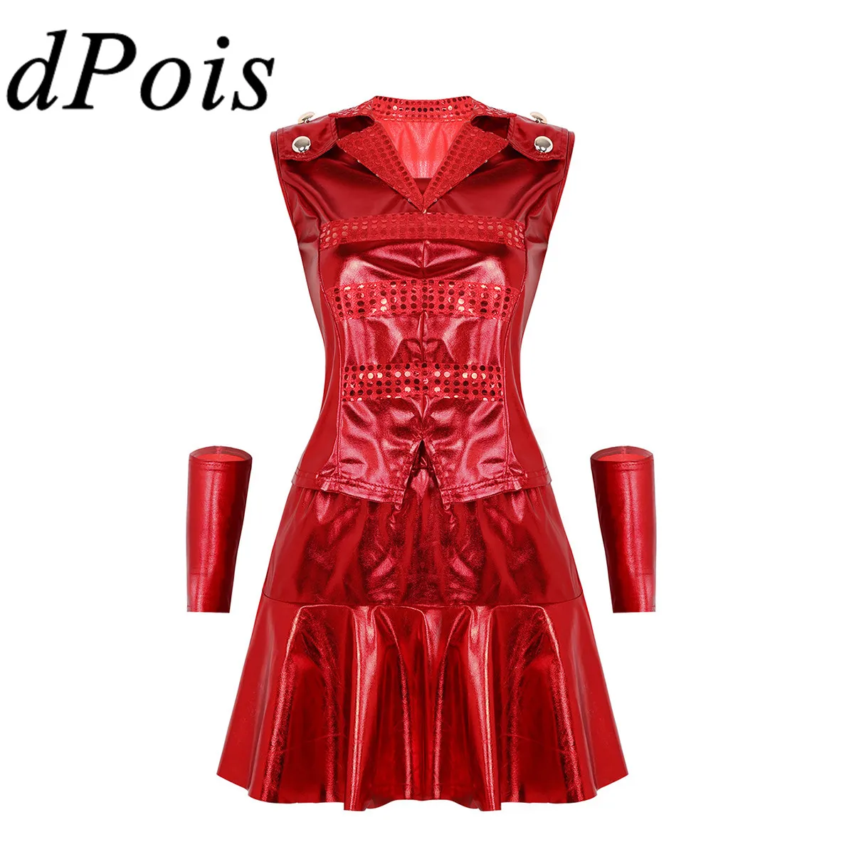 Женская Блестящая блестящая современная одежда для современных танцев взрослых