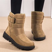 winter new snow boots boots thick plush plus cotton womens boots plus size non slip thick soled winter shoes
