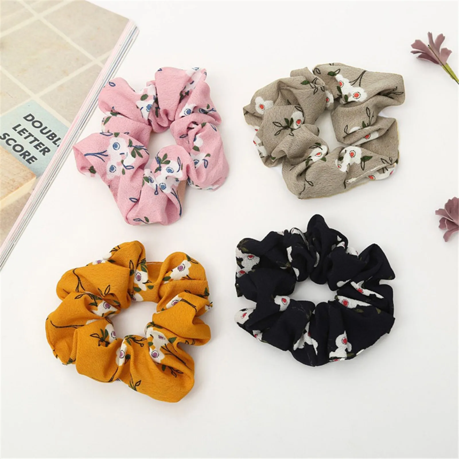 

Headbands For Women Elastic Hair Rope Ring Tie Scrunchie Ponytail Holder Hair Band Headband Diadema Mujer Повязка На Голову