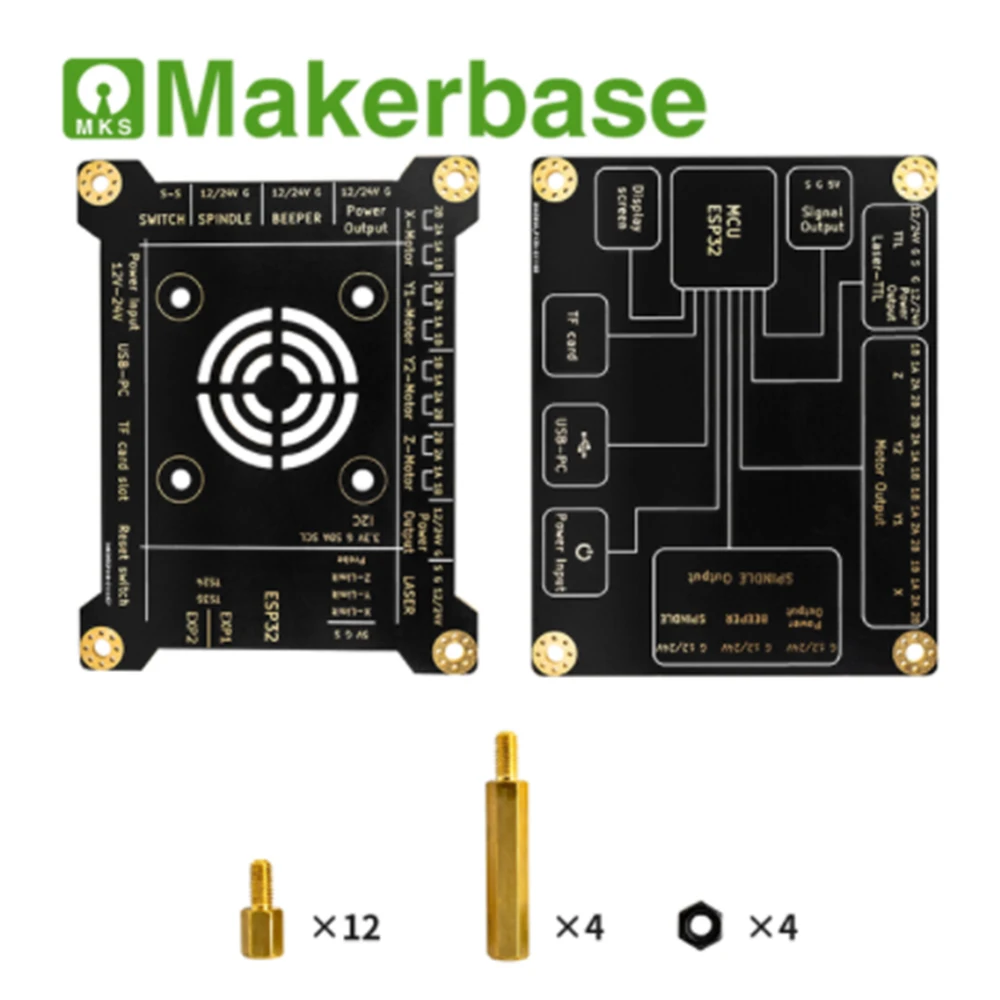 Makerbase MKS DLC32 V2.0 Offline Controller 32bits ESP32 WIFI GRBL TFT Touch Screen for desktop laser engraving machine | Компьютеры и