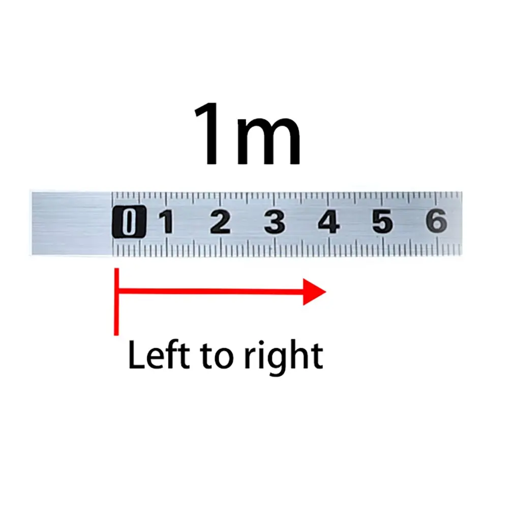 Stainless Steel Miter Track Tape Measure Self Adhesive Metric Scale Ruler 1M-3M for T-track Router Table Saw Woodworking Tools |
