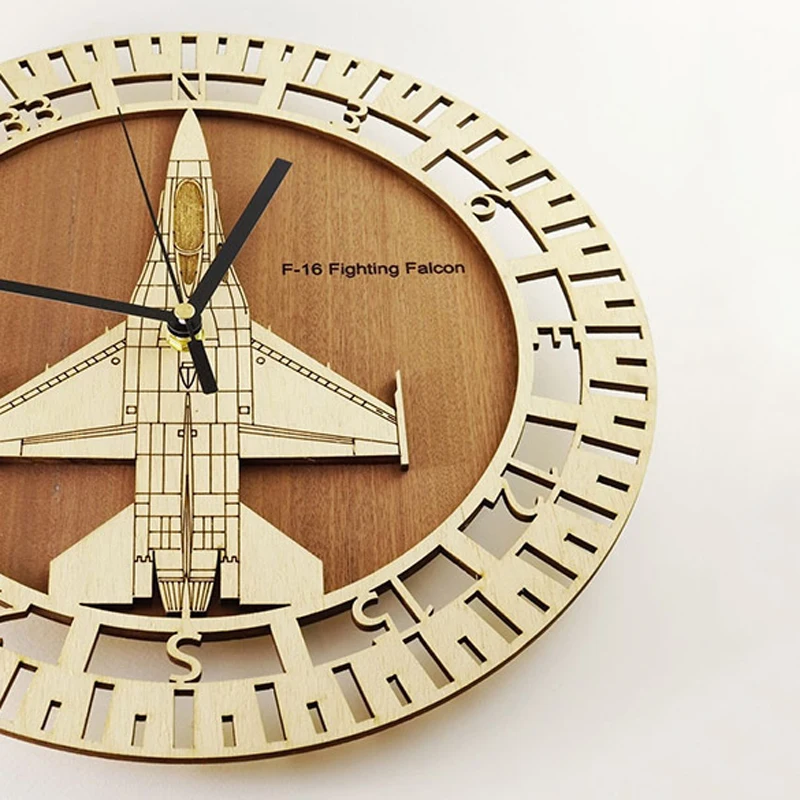 Деревянные настенные часы современный дизайн 3D декоративные деревянные полые