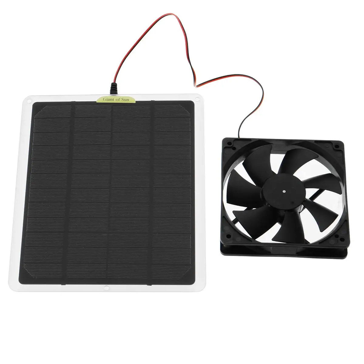 50W 12V Панели солнечные приведенный в действие вентилятор 6 дюймовая мини на