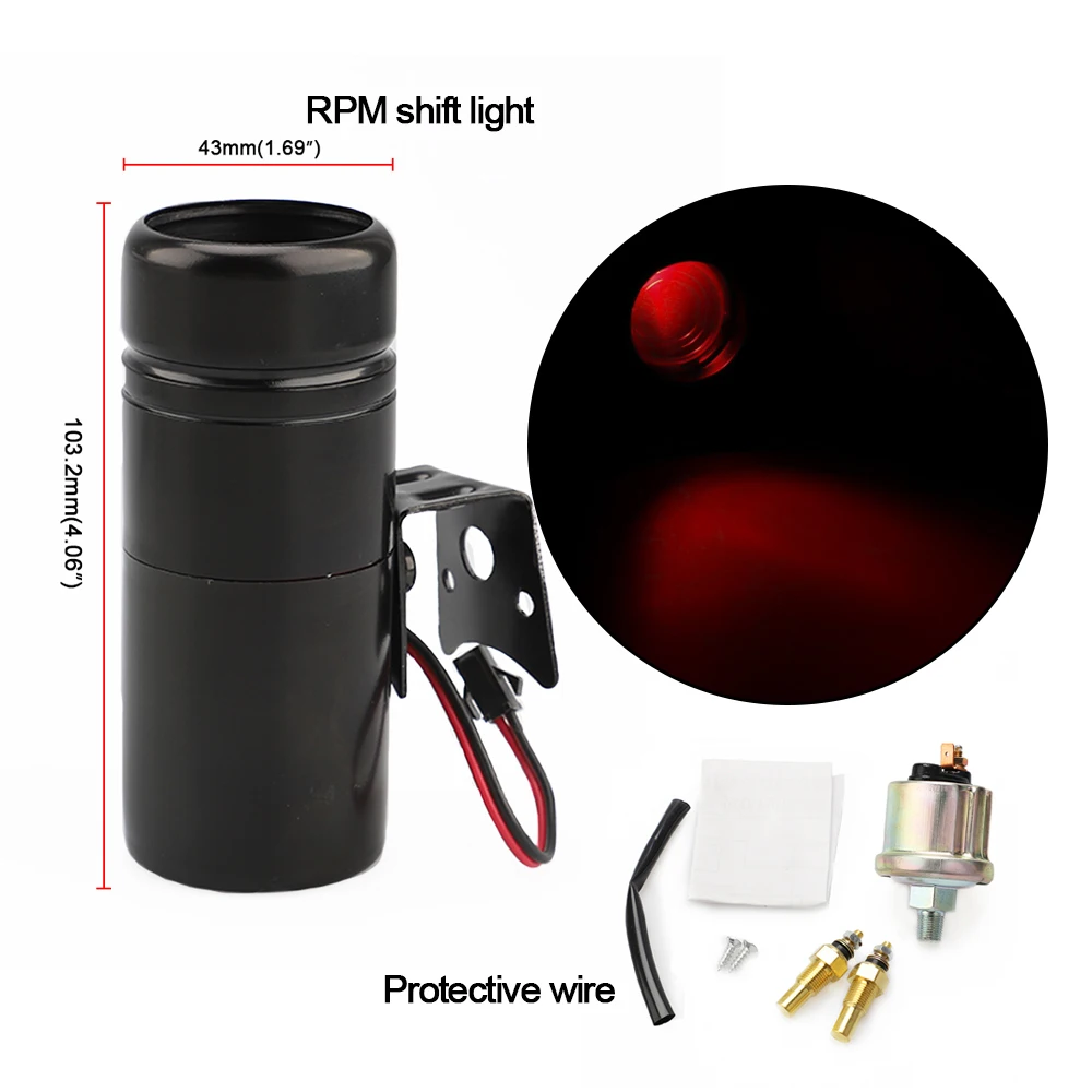 Автомобильный Тахометр датчик температуры воды масла давления адаптер датчика 5