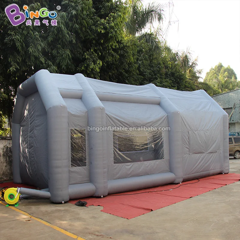 Billig Nach Maß 9X5X4 Meter Aufblasbare Spray Booth/riesigen Aufblasbaren Auto Garage/lackierkabine Spielzeug Zelte