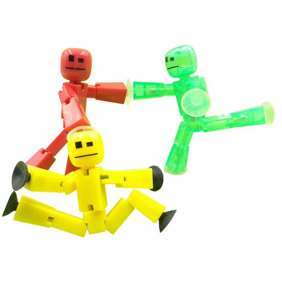 random send Stikbot Z анимация студия игрушка сарай сделать стоп фильмы движения с милые фигурки анимация интересный подарок игрушки - Цвет: random send