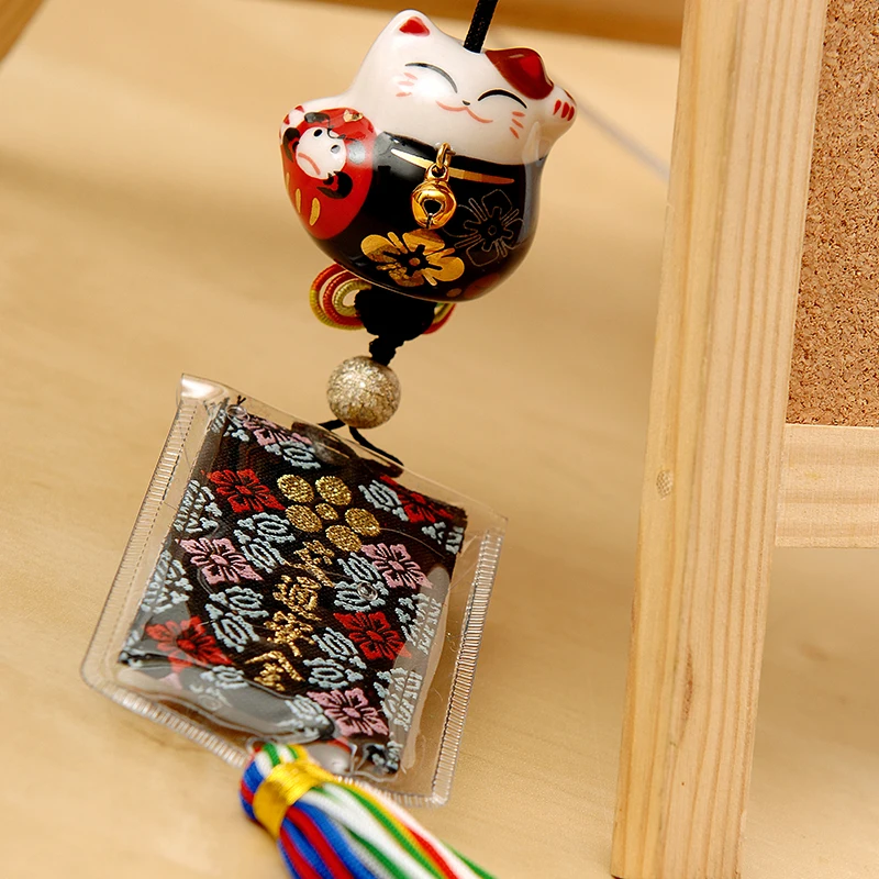 Lucky cat аксессуары для дома автомобильный рюкзак с подвеской и зеркалом заднего