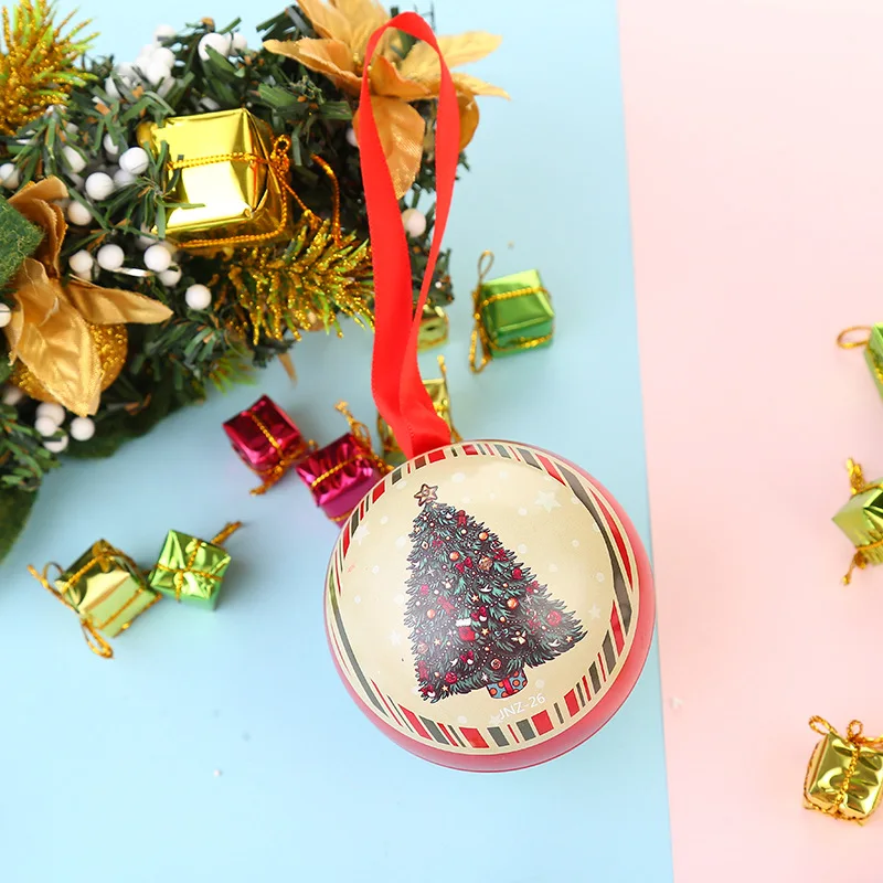 

Creative round candy iron box packaging box children's small gifts gifts holiday decorations home decore