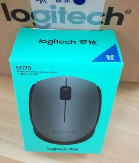 Беспроводная мышь lotech M170 2,4G 1000 dpi Nono приемник беспроводной USB для ПК ноутбук Mac - Цвет: Синий