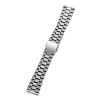 18mm 20mm 22mm straight end stainless steel president oyster replacement bracelet