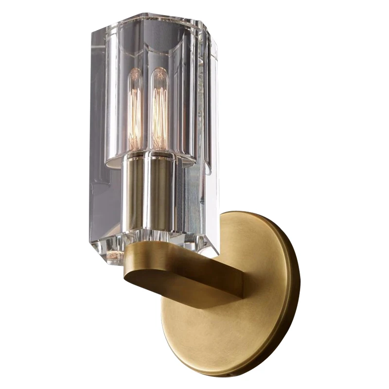 Скандинавский минимализм стеклянный глобус Lustre E27 Led настенный светильник