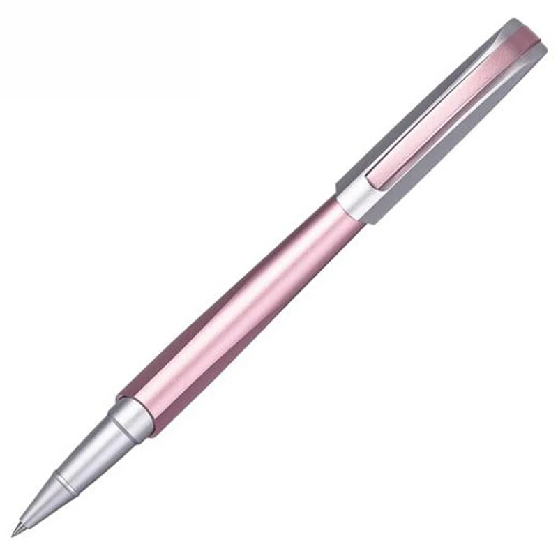 Picasso 960 Pink Beauty Of Riemann Cutting Process Aluminum Roller Ball Pen Writing Pens For Men / Women Stationery