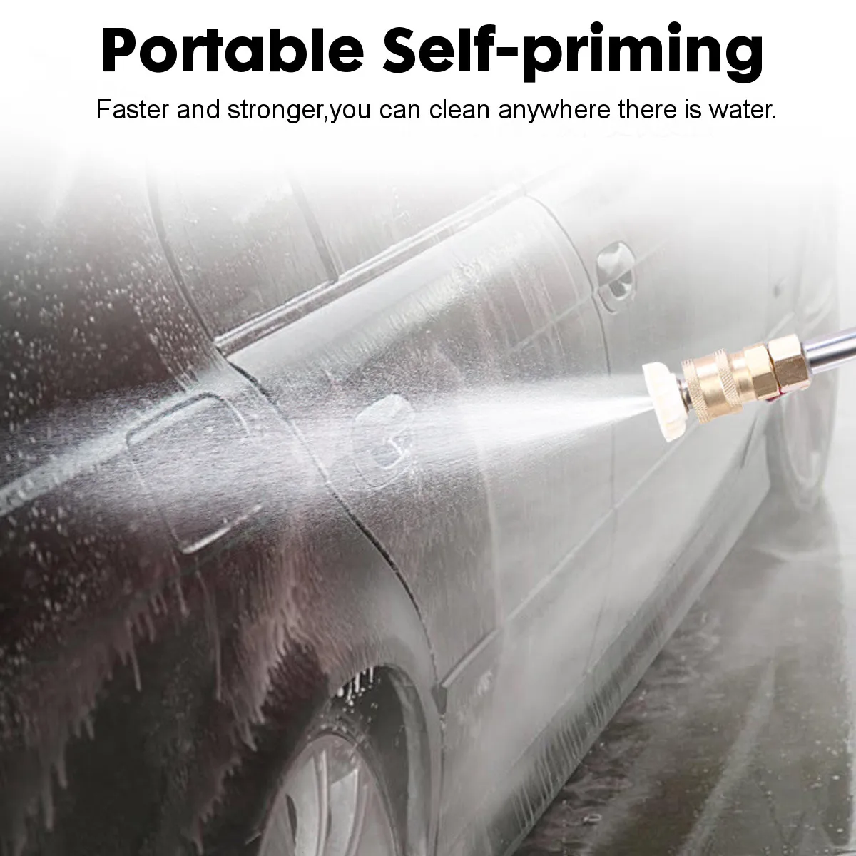 Продажа Беспроводной водяной пистолет высокого давления для мойки автомобиля, 36 бар, портативный очиститель, автомойка Parkside для Makita, 21 в, батарея 15000...