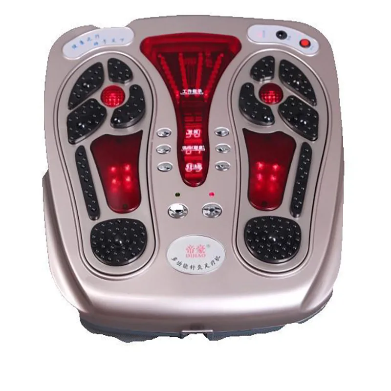 Preise 220V Infrarot Fuß Massager Elektromagnetische Welle Puls Durchblutung Booster Indoor Fitness Müdigkeit Relief Elektro Fuß Massager