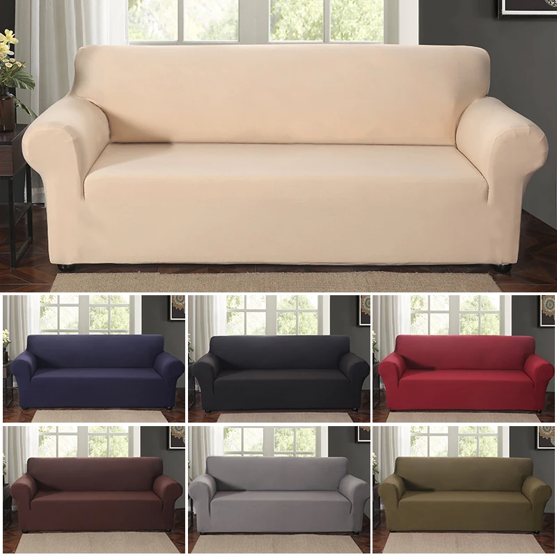 

High Grade Elastic Sofa Cover Stretch Furniture Covers Elastic Sofa Slipcover for Living Room Couch Case Covers 1/2/3/4 Place