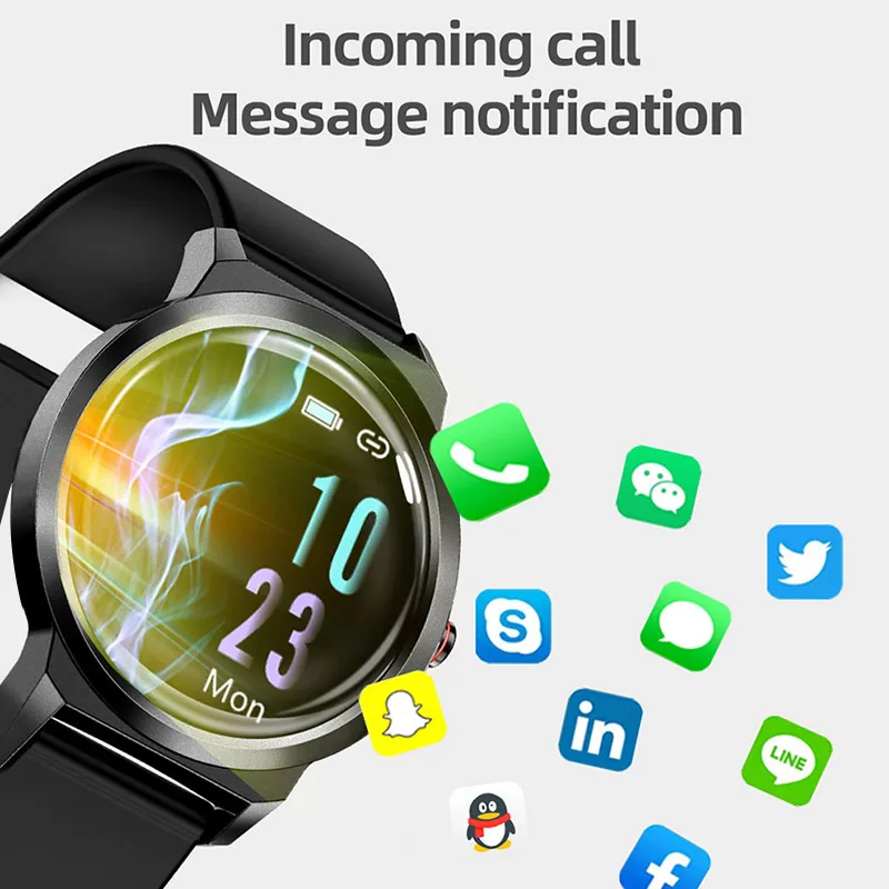Умные часы с сенсорным экраном для мужчин и женщин умный Браслет измерения