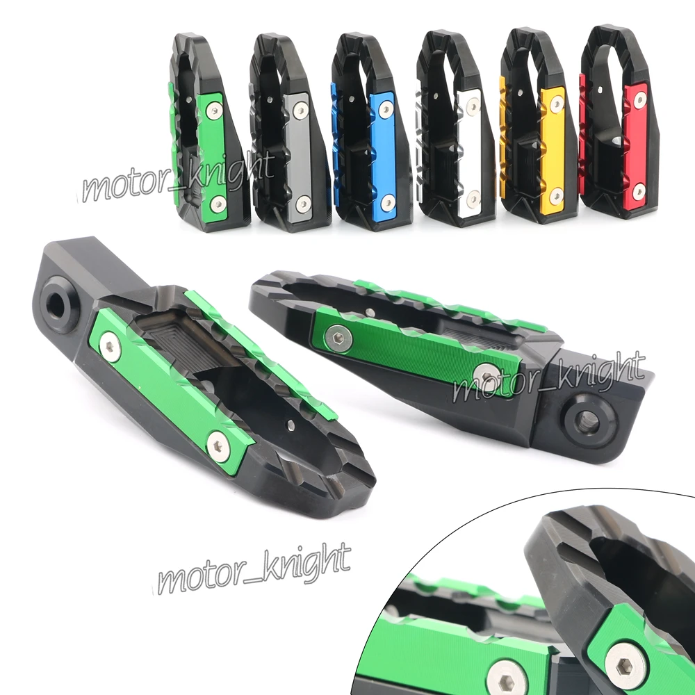 Для Kawasaki ZX 6R 10R 9R ZX12R ZX14R ЧПУ задняя подножка подножки педали Z750 Z800 Z1000/SX NINJA650 Versys650