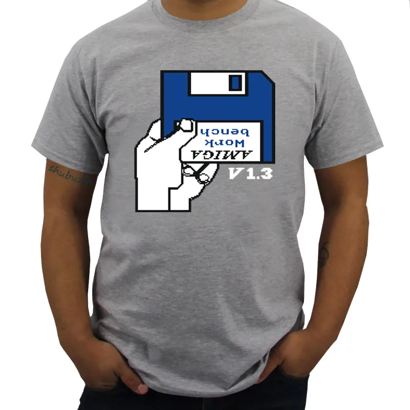 Футболка мужская хлопчатобумажная в стиле ретро брендовая тенниска для геймеров