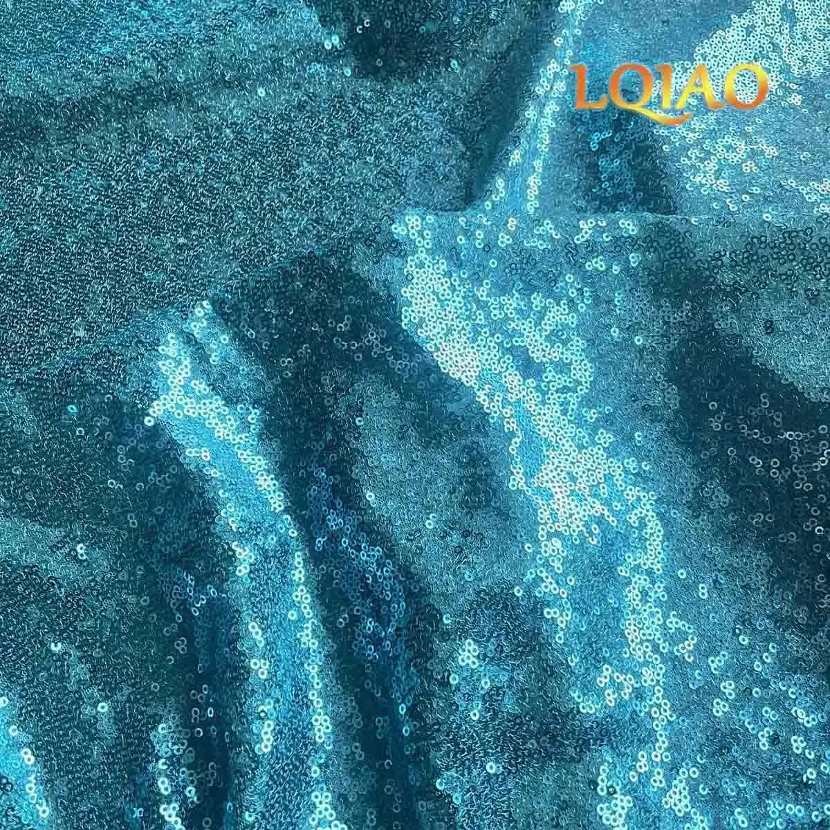 

Sequin Backdrop 8x2ft Teal Blue Curtain Panels Sequin Fabric Photography Background Wedding Photo Booth Backdrop Glitter Curtain