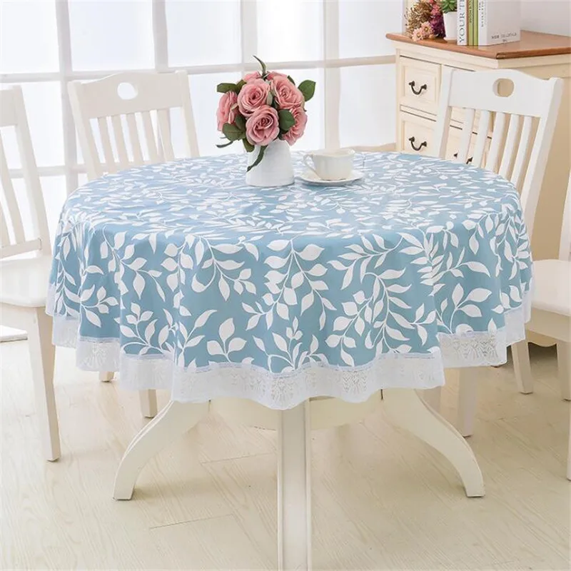 

Round Tablecloth Hotel Plastic Round Tablecloth PVC Waterproof and Oil-Free Disposable Heat-Insulated Tablecloth